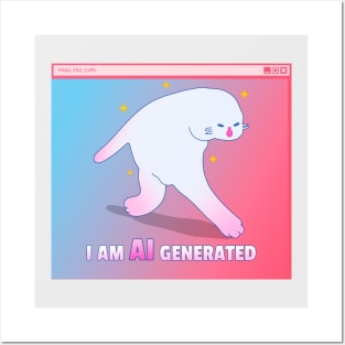 I'm AI generated Posters and Art